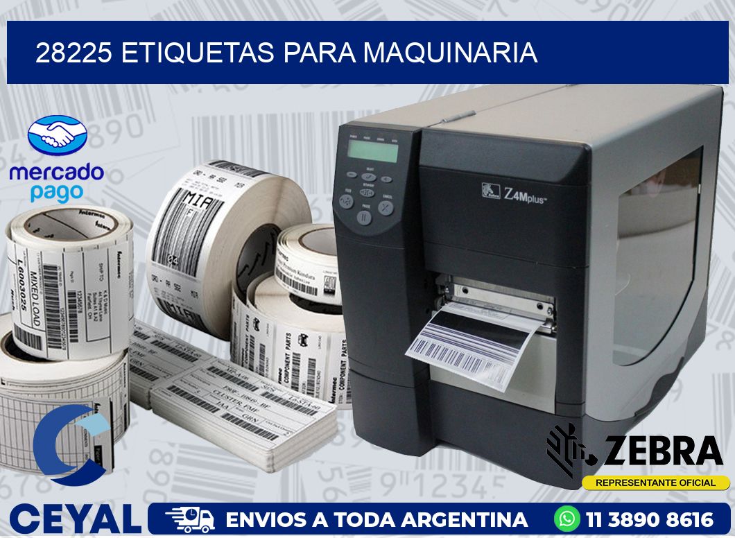 28225 ETIQUETAS PARA MAQUINARIA