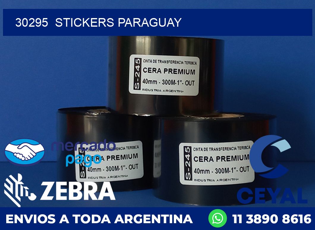 30295 STICKERS PARAGUAY
