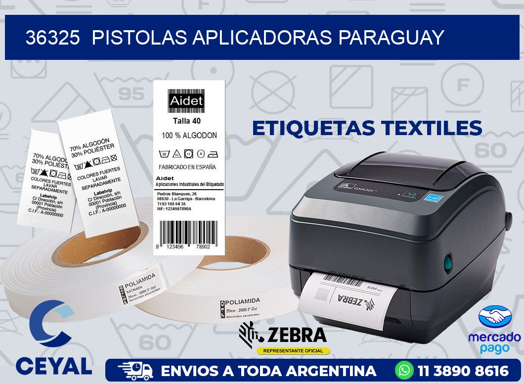 36325 PISTOLAS APLICADORAS PARAGUAY