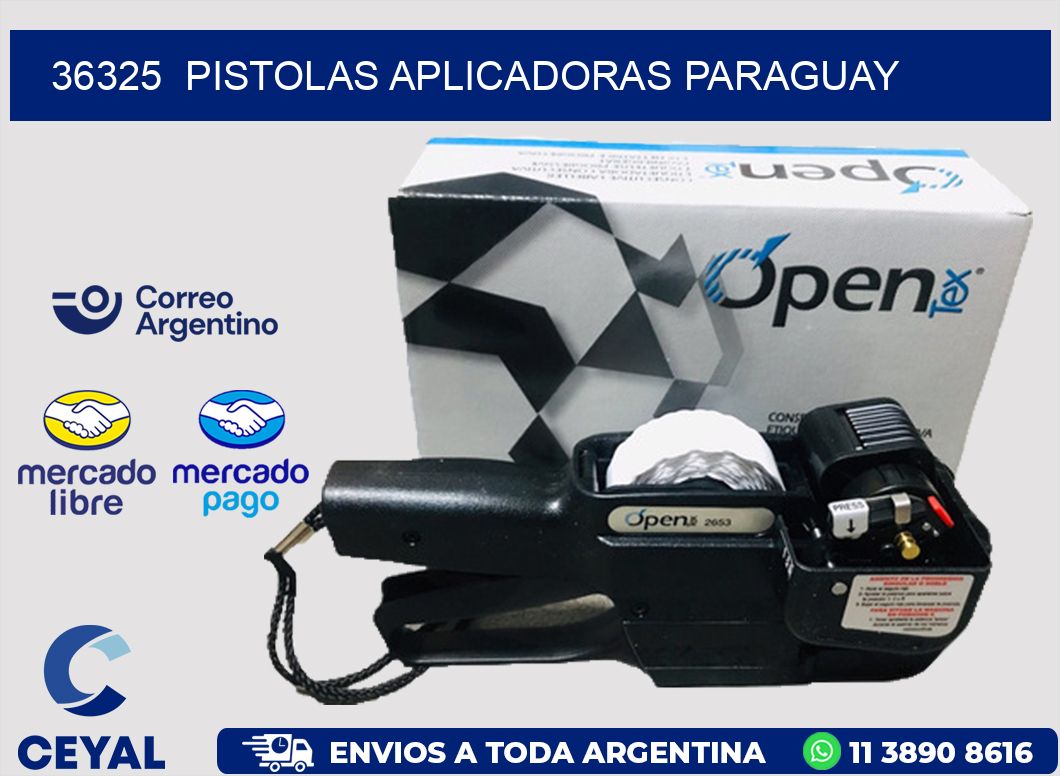 36325 PISTOLAS APLICADORAS PARAGUAY