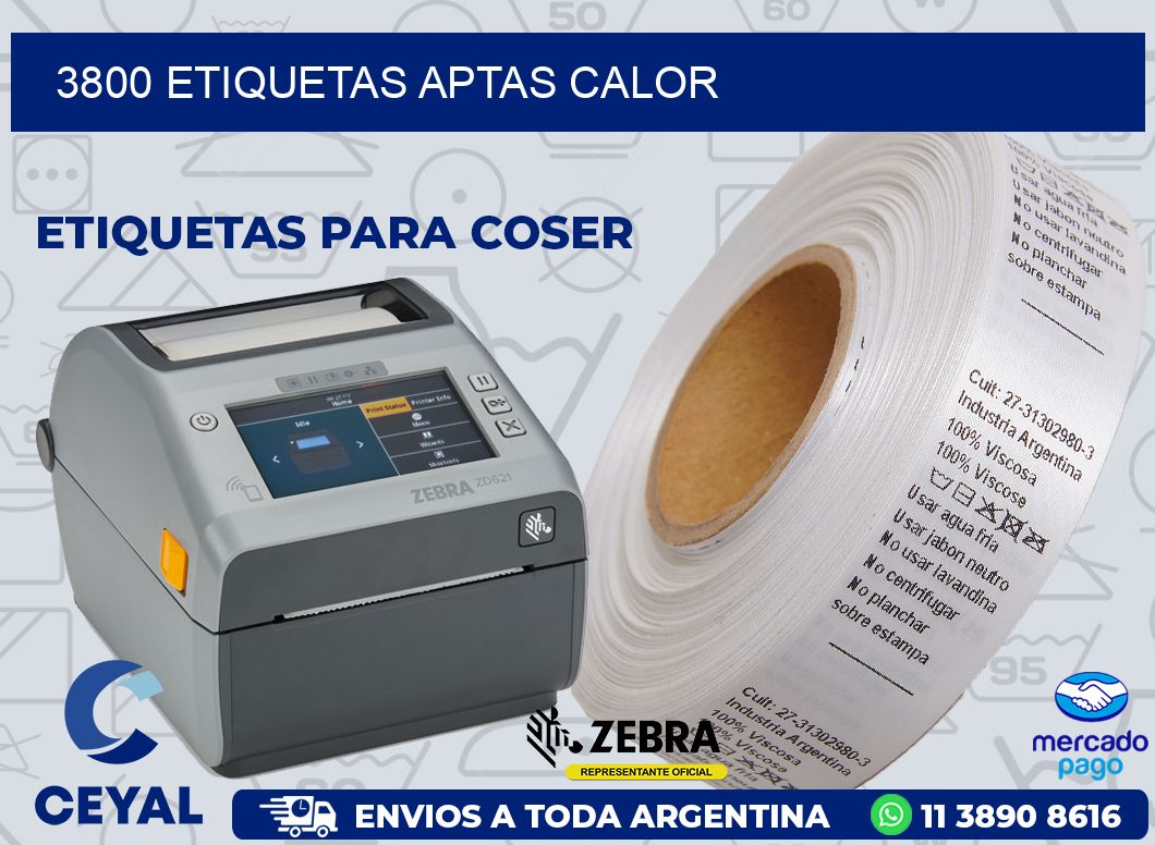 3800 ETIQUETAS APTAS CALOR