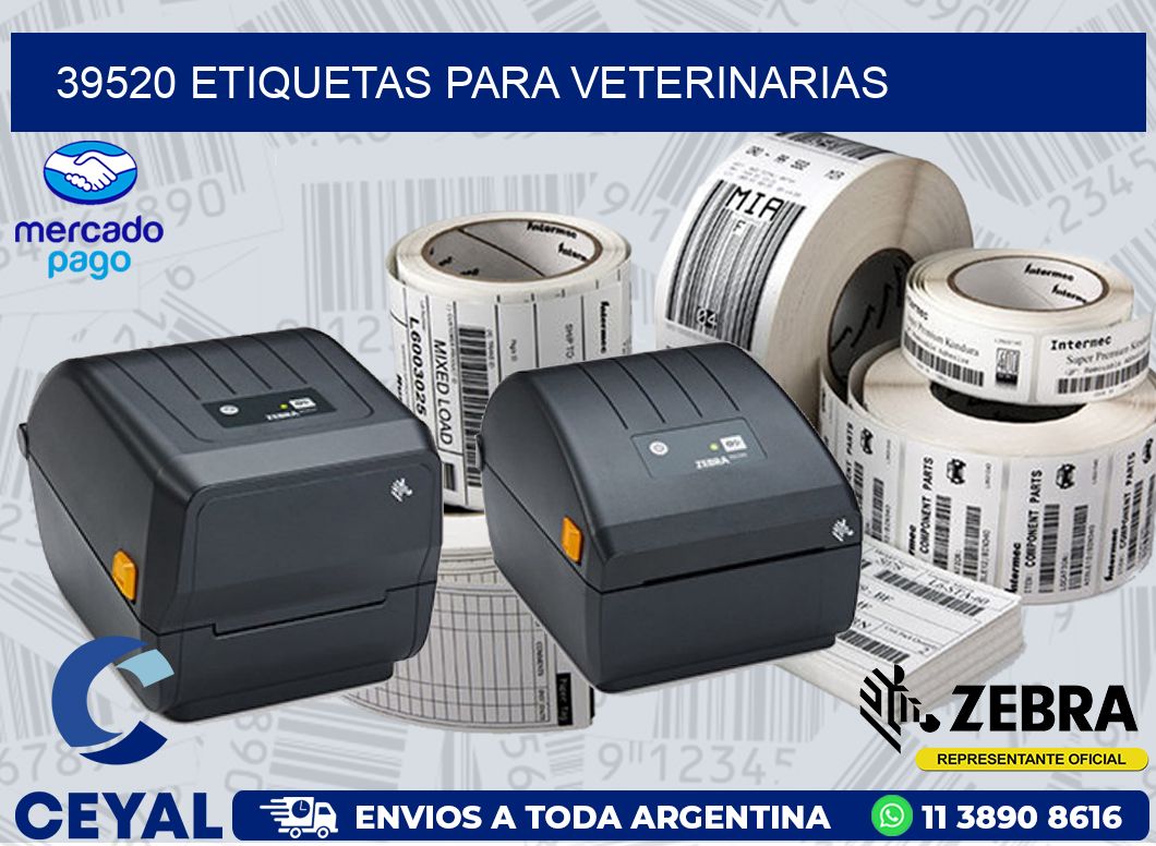 39520 ETIQUETAS PARA VETERINARIAS