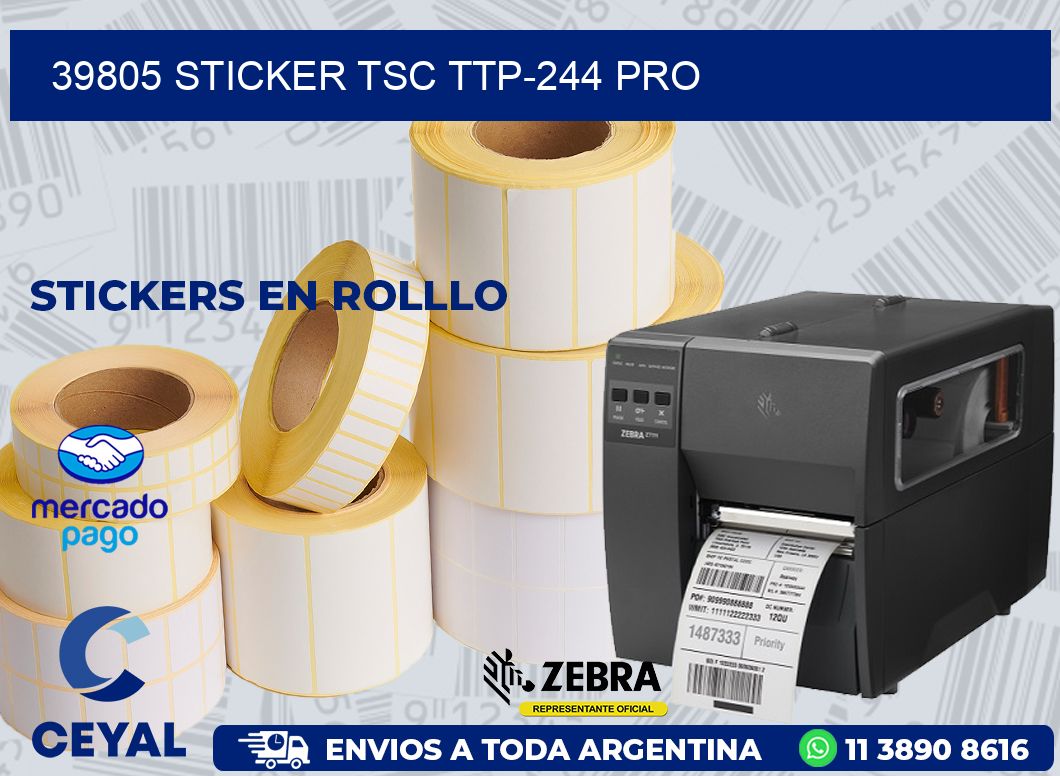 39805 STICKER TSC TTP-244 PRO