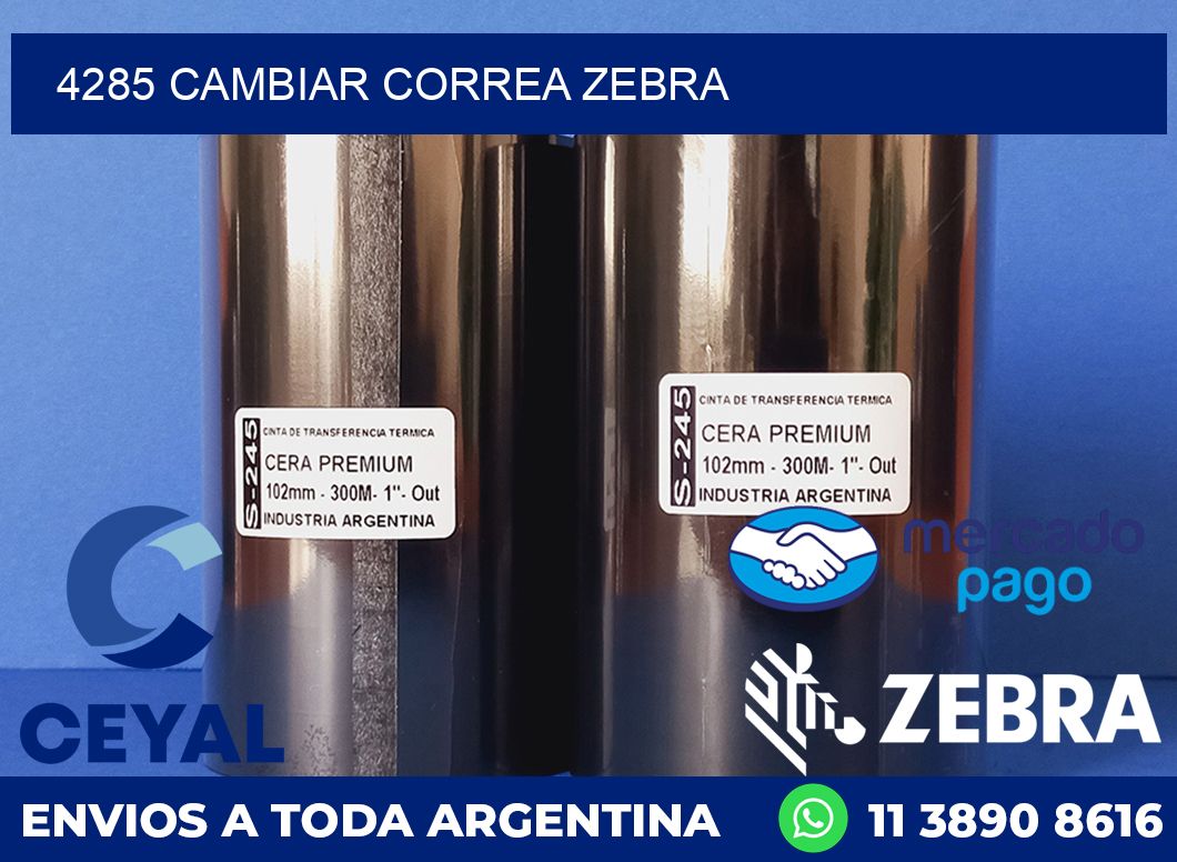 4285 CAMBIAR CORREA ZEBRA