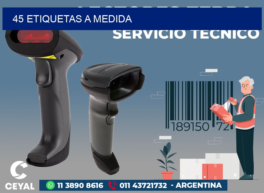 45 ETIQUETAS A MEDIDA
