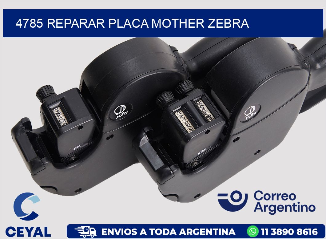 4785 REPARAR PLACA MOTHER ZEBRA