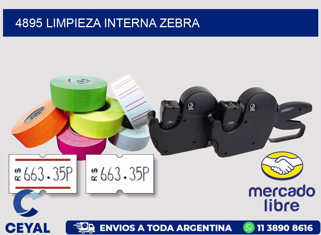4895 LIMPIEZA INTERNA ZEBRA