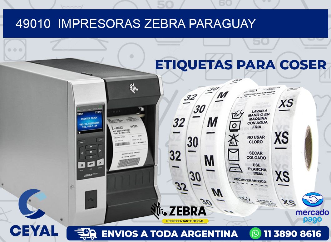 49010 IMPRESORAS ZEBRA PARAGUAY
