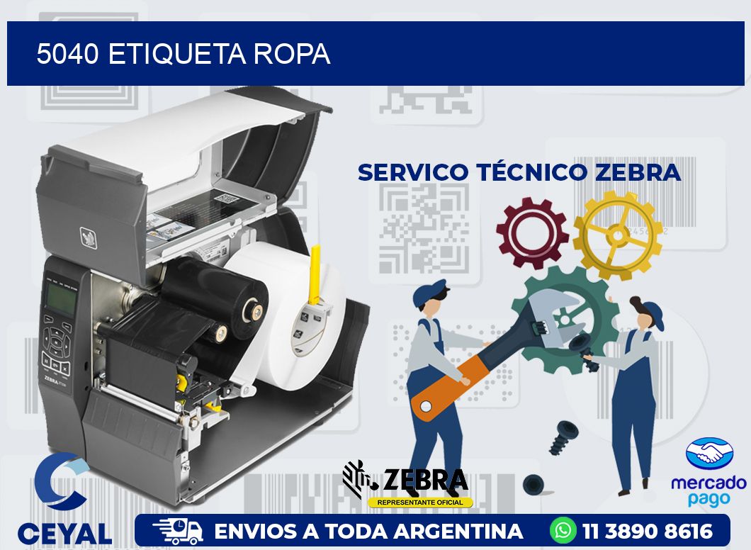 5040 ETIQUETA ROPA