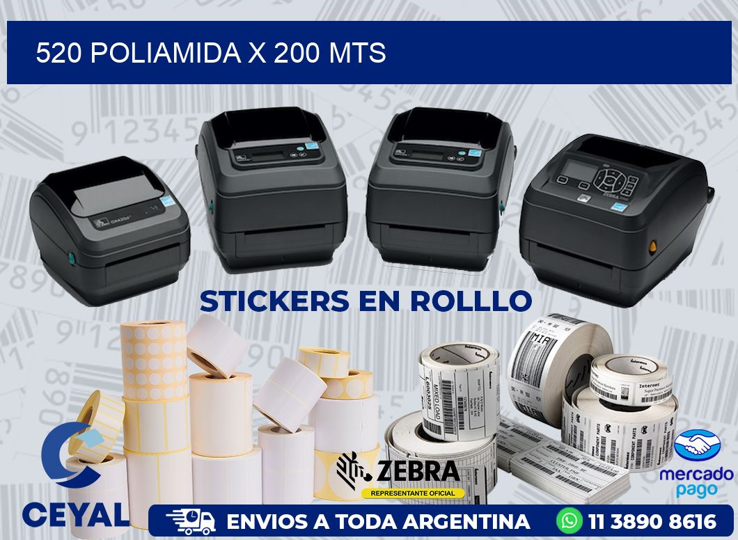 520 POLIAMIDA X 200 MTS