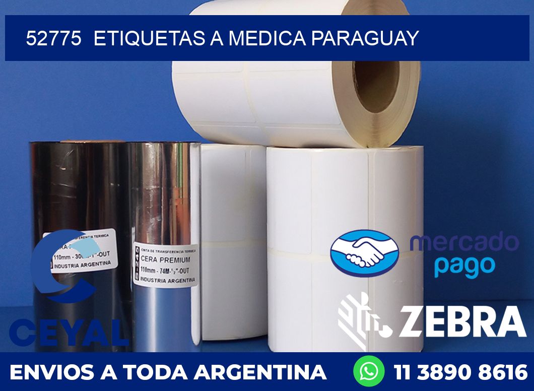 52775 ETIQUETAS A MEDICA PARAGUAY