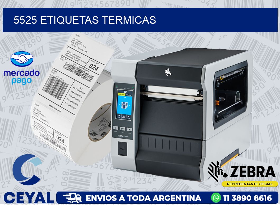 5525 ETIQUETAS TERMICAS