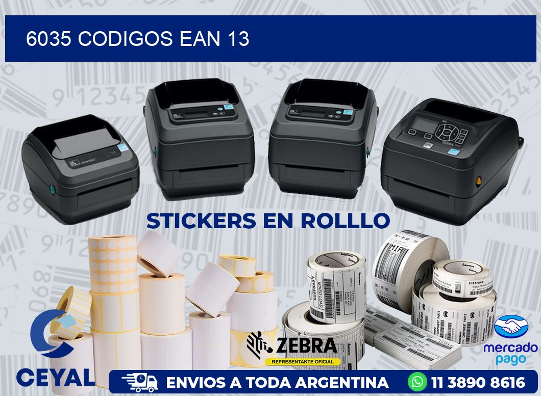 6035 CODIGOS EAN 13