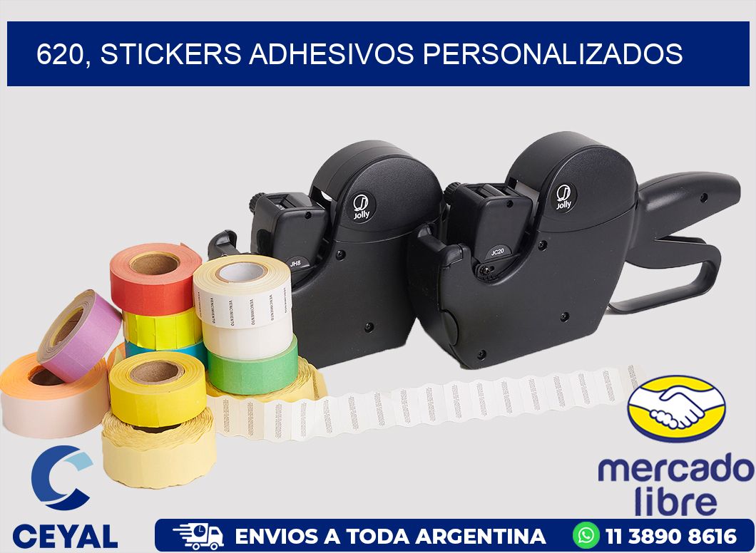 620, stickers adhesivos personalizados