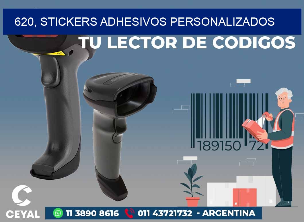 620, stickers adhesivos personalizados
