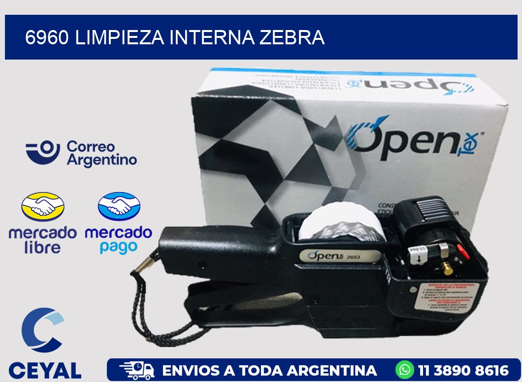 6960 LIMPIEZA INTERNA ZEBRA