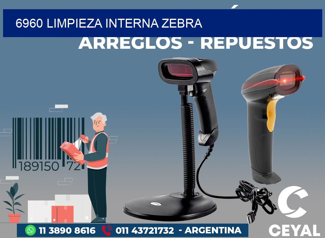 6960 LIMPIEZA INTERNA ZEBRA