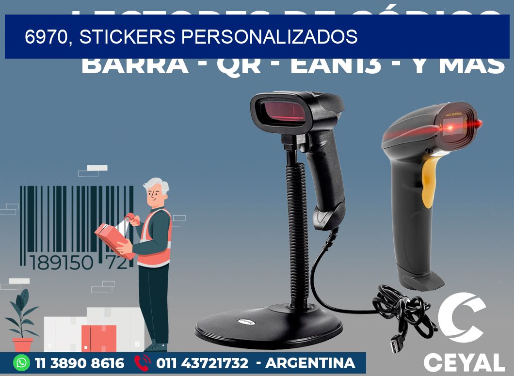 6970, stickers personalizados