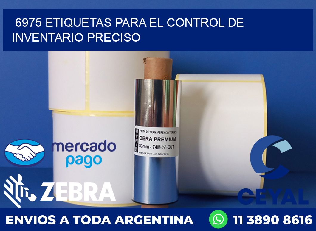 6975 ETIQUETAS PARA EL CONTROL DE INVENTARIO PRECISO