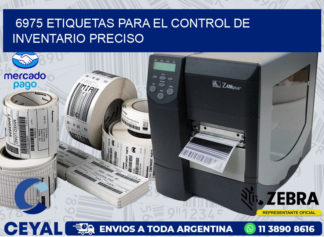 6975 ETIQUETAS PARA EL CONTROL DE INVENTARIO PRECISO