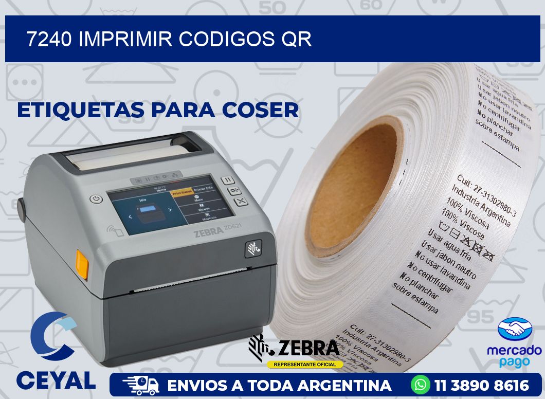 7240 IMPRIMIR CODIGOS QR