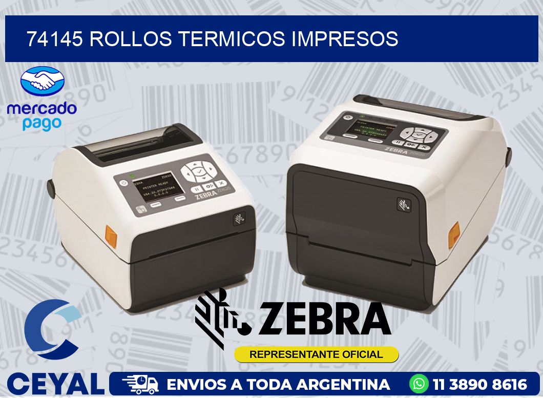 74145 ROLLOS TERMICOS IMPRESOS