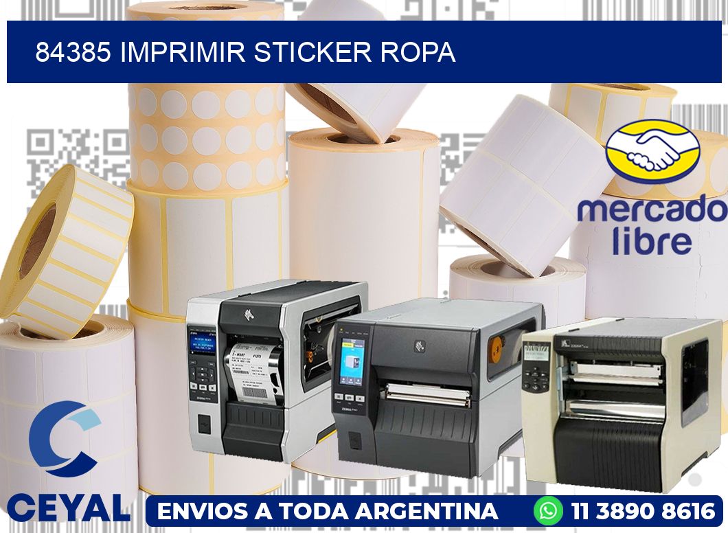 84385 IMPRIMIR STICKER ROPA