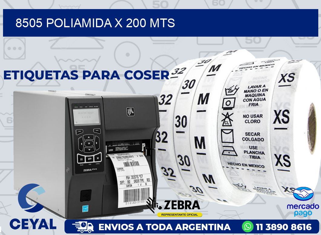 8505 POLIAMIDA X 200 MTS