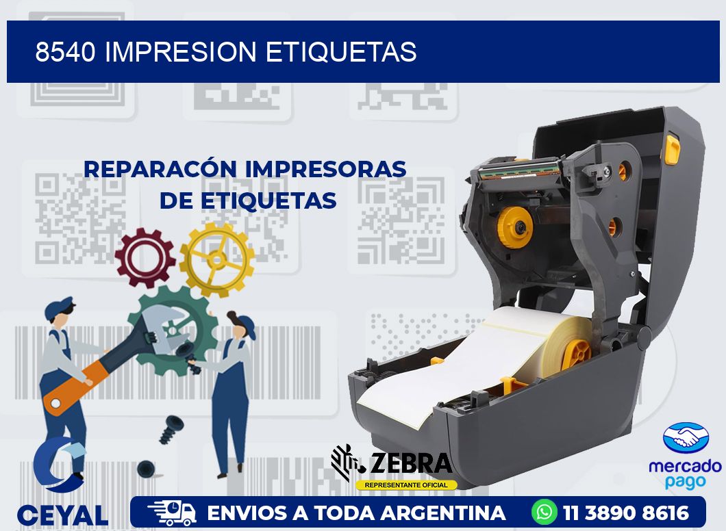 8540 IMPRESION ETIQUETAS