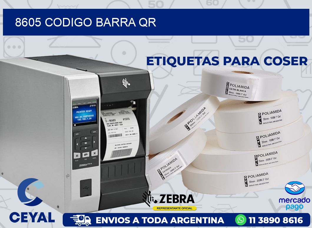 8605 CODIGO BARRA QR