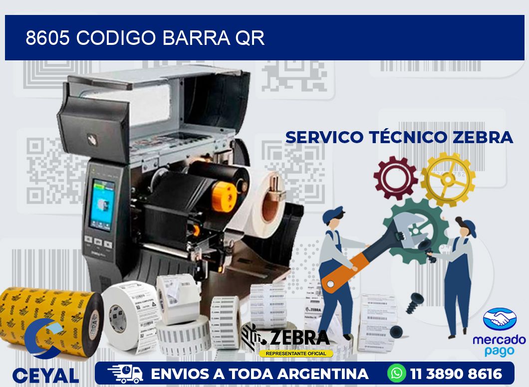 8605 CODIGO BARRA QR