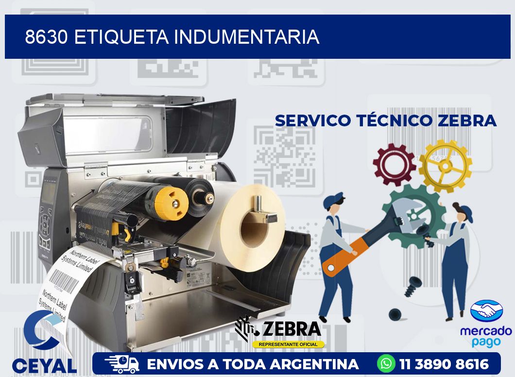 8630 ETIQUETA INDUMENTARIA