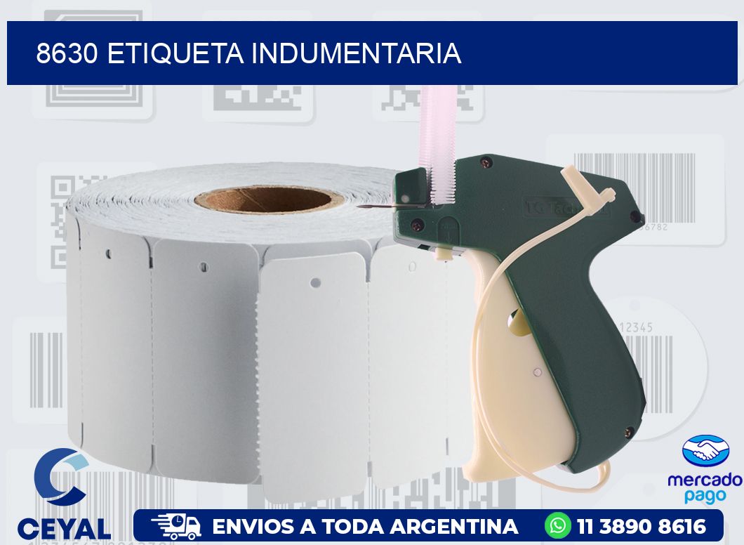 8630 ETIQUETA INDUMENTARIA