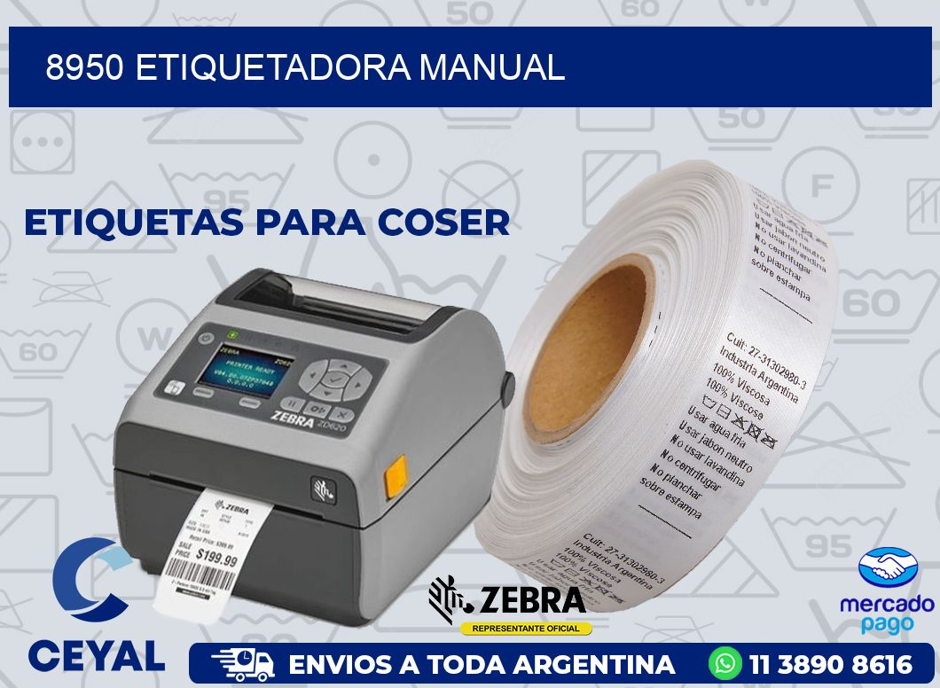 8950 ETIQUETADORA MANUAL