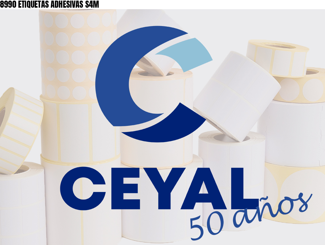 8990 ETIQUETAS ADHESIVAS S4M