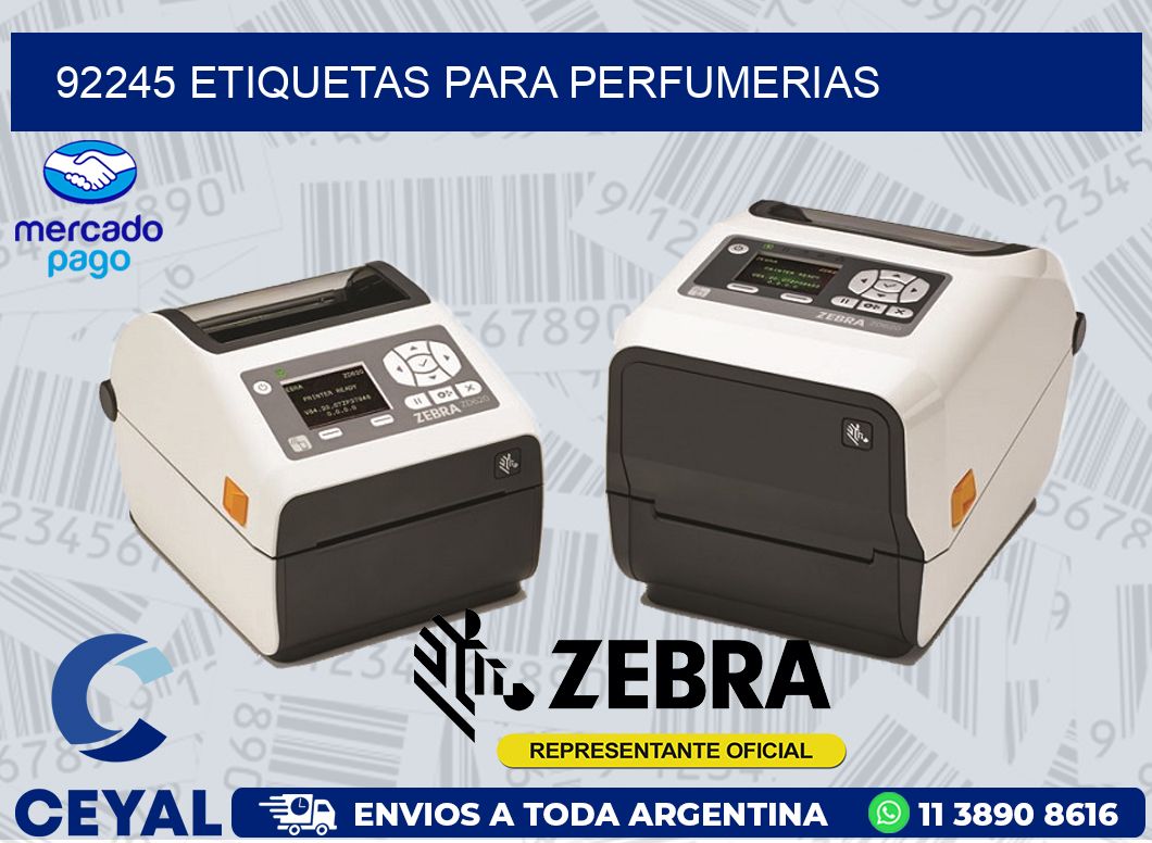 92245 ETIQUETAS PARA PERFUMERIAS