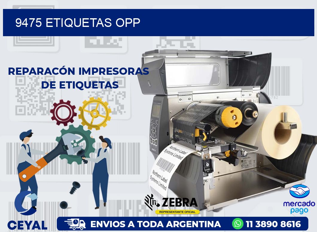 9475 ETIQUETAS OPP
