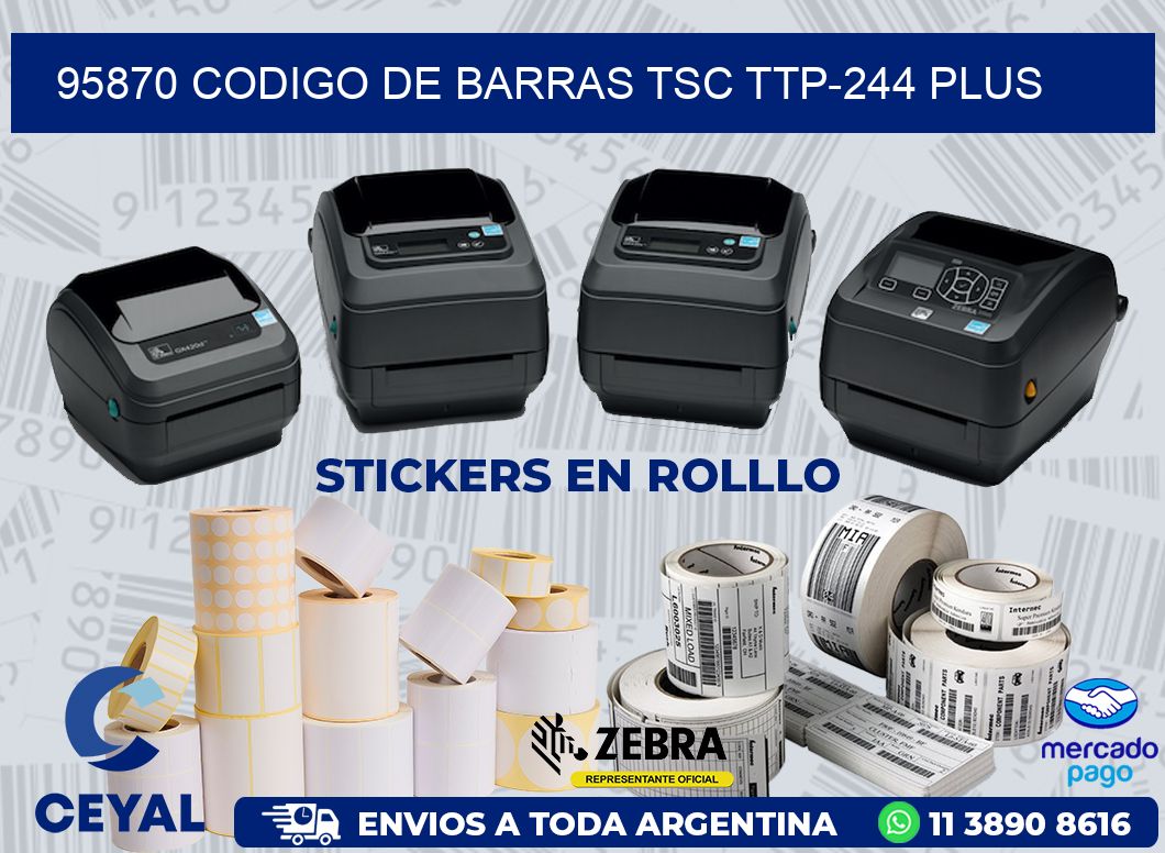 95870 CODIGO DE BARRAS TSC TTP-244 PLUS