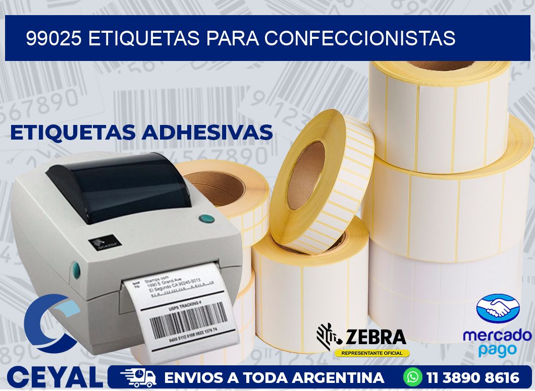 99025 ETIQUETAS PARA CONFECCIONISTAS