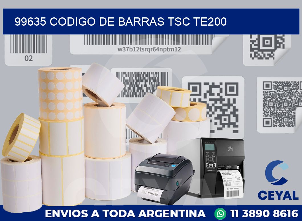 99635 CODIGO DE BARRAS TSC TE200