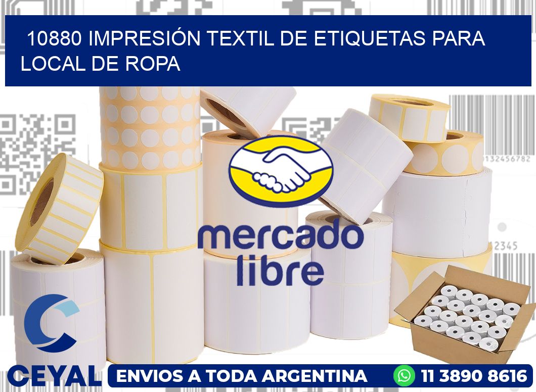 10880 IMPRESIÓN TEXTIL DE ETIQUETAS PARA LOCAL DE ROPA