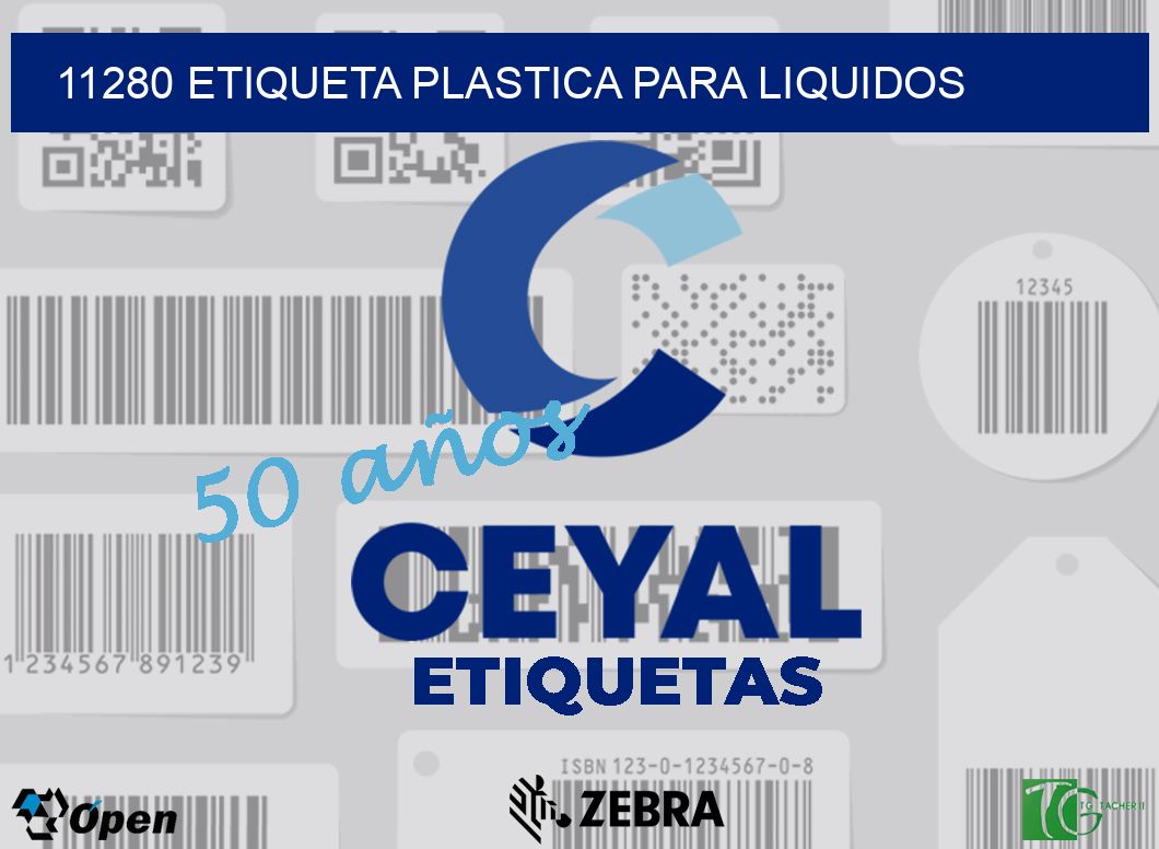 11280 ETIQUETA PLASTICA PARA LIQUIDOS