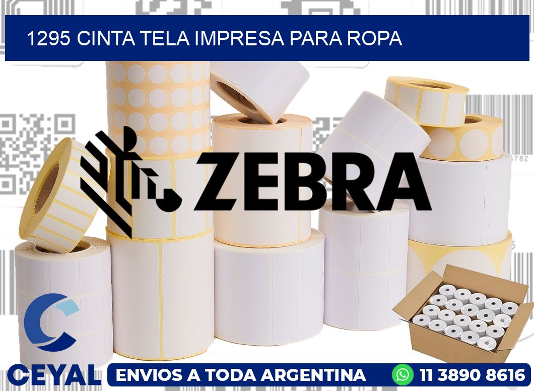1295 CINTA TELA IMPRESA PARA ROPA