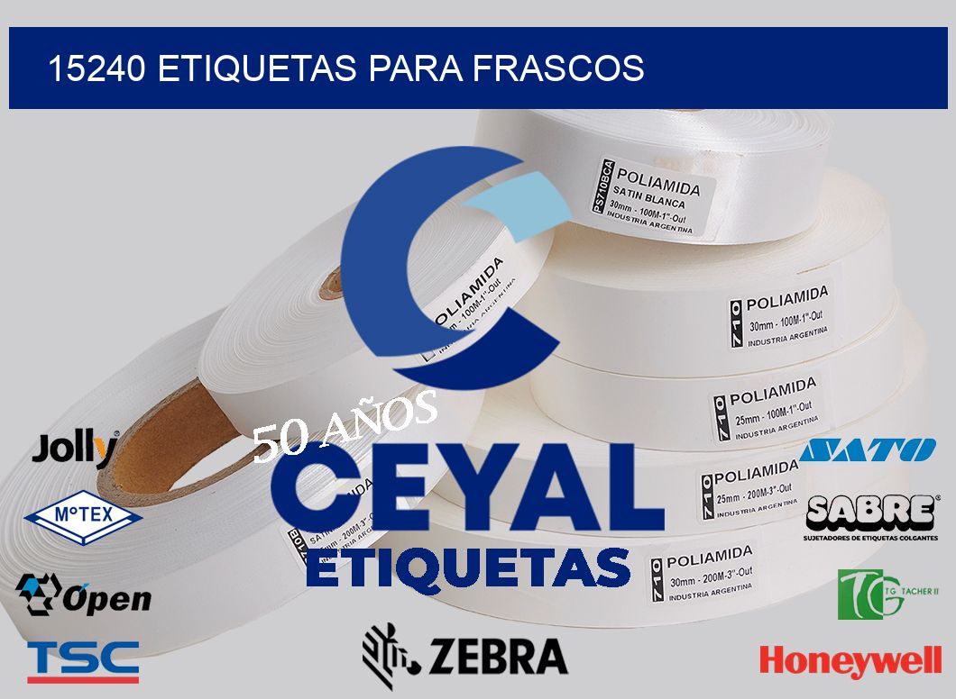 15240 ETIQUETAS PARA FRASCOS