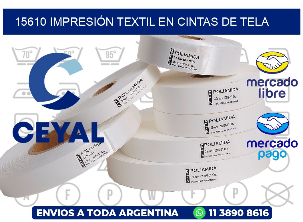 15610 IMPRESIÓN TEXTIL EN CINTAS DE TELA