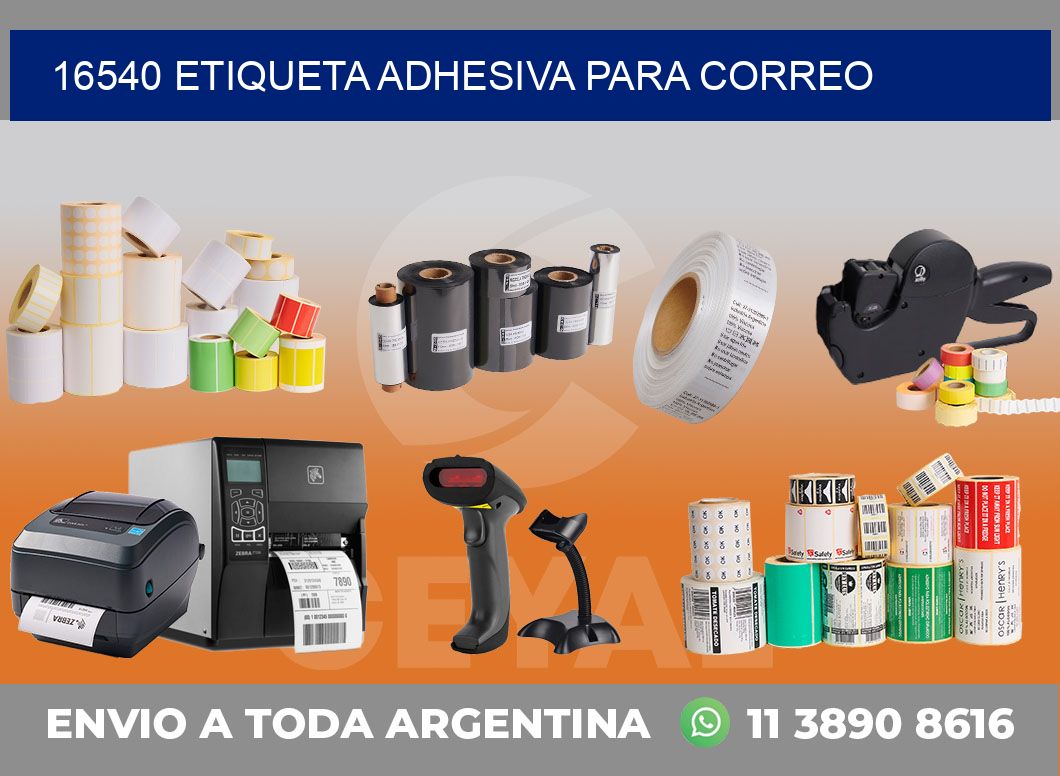16540 ETIQUETA ADHESIVA PARA CORREO