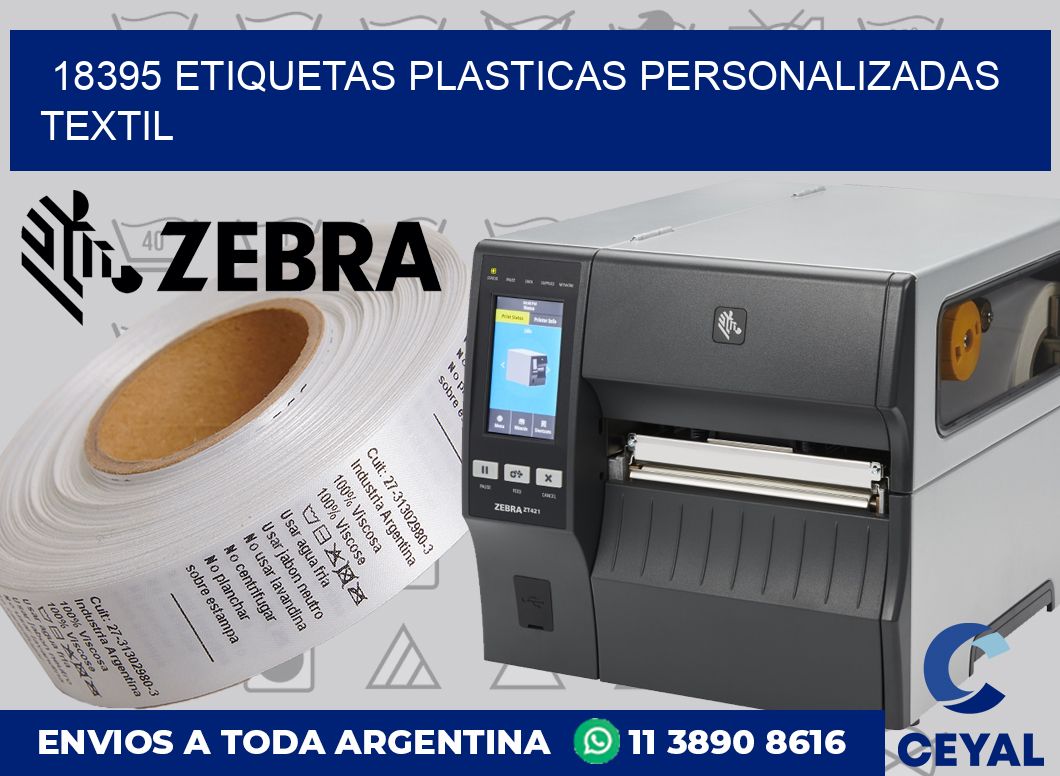 18395 ETIQUETAS PLASTICAS PERSONALIZADAS TEXTIL