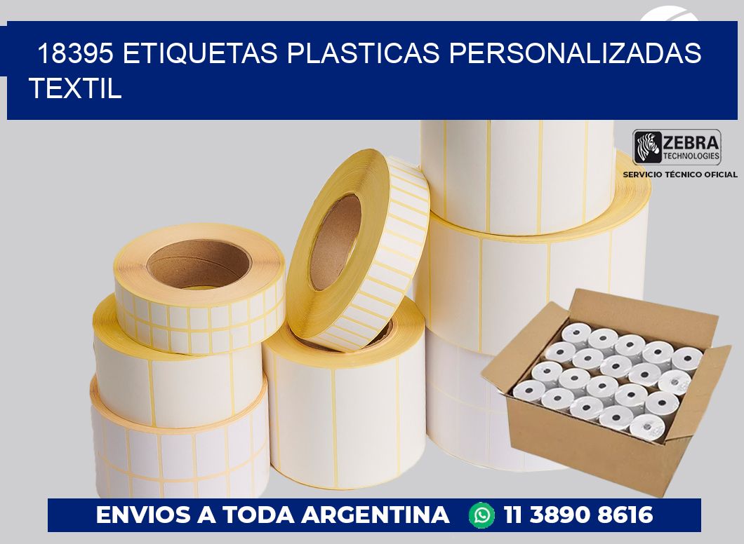18395 ETIQUETAS PLASTICAS PERSONALIZADAS TEXTIL
