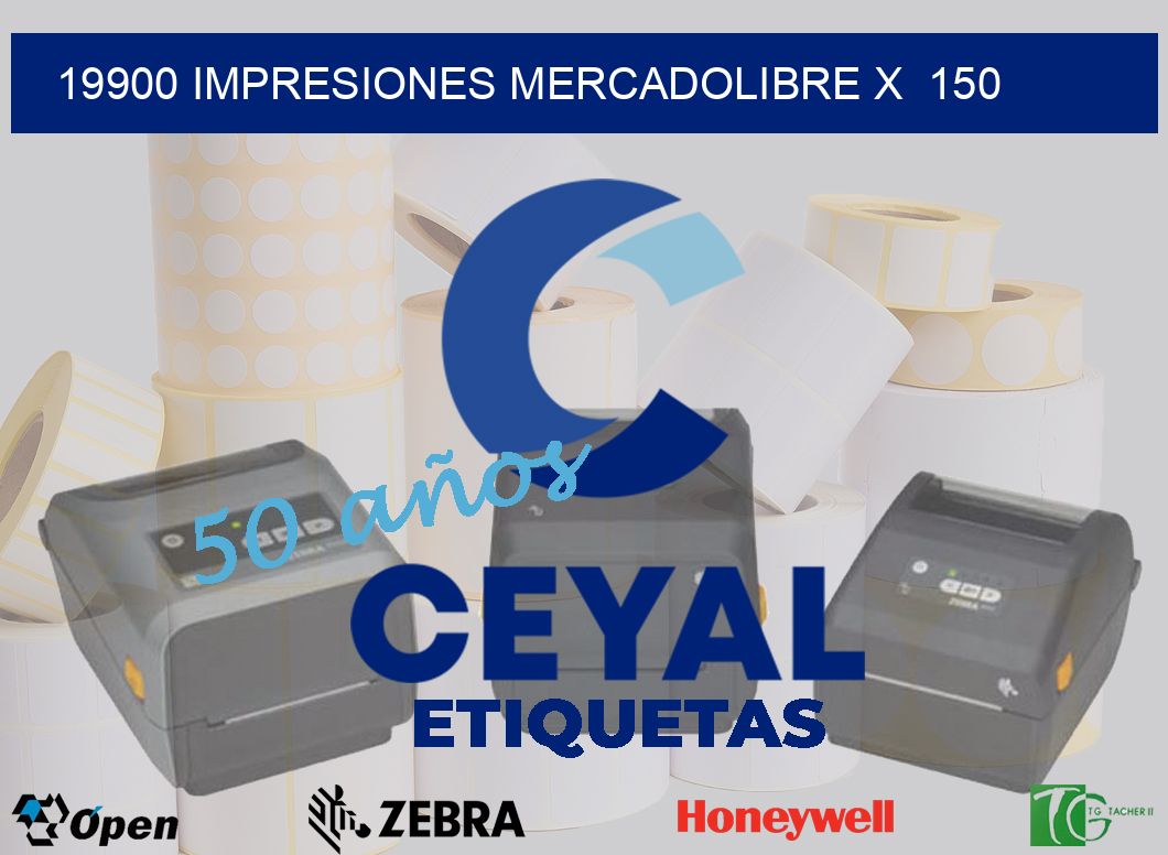 19900 impresiones mercadolibre x  150