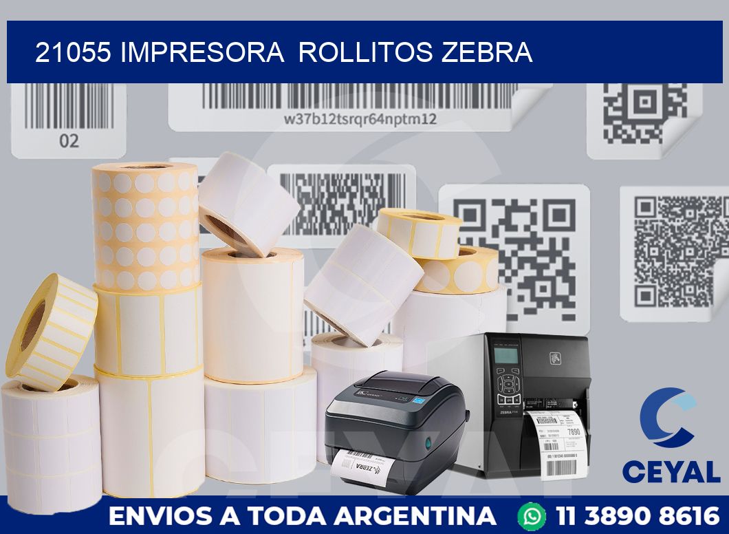 21055 impresora  rollitos zebra